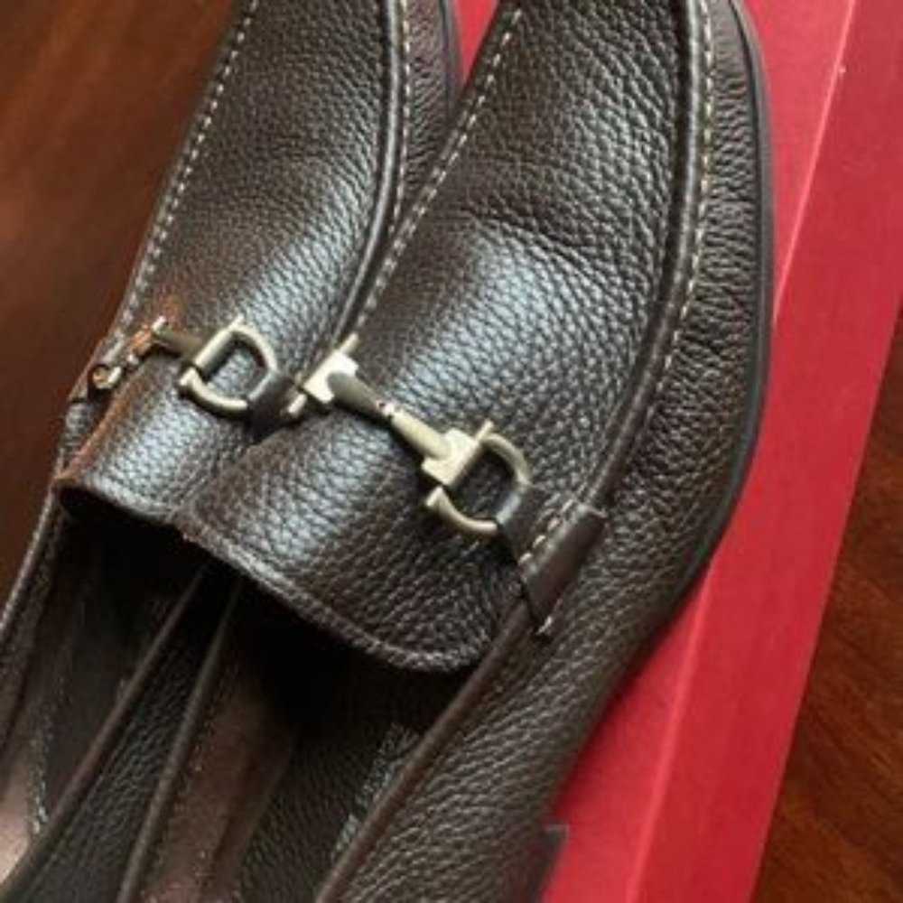 Brown Ferragamo loafer's